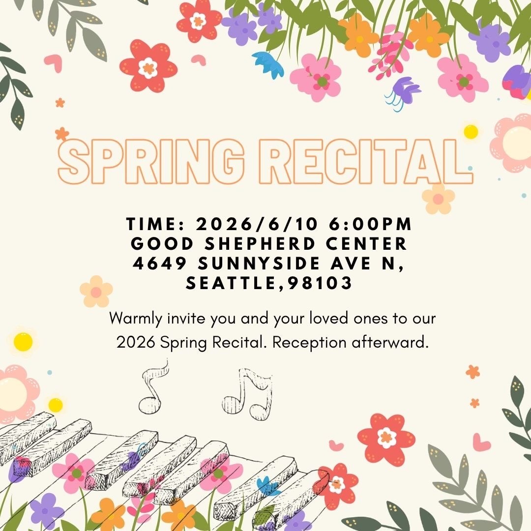 Spring Studio Recital poster