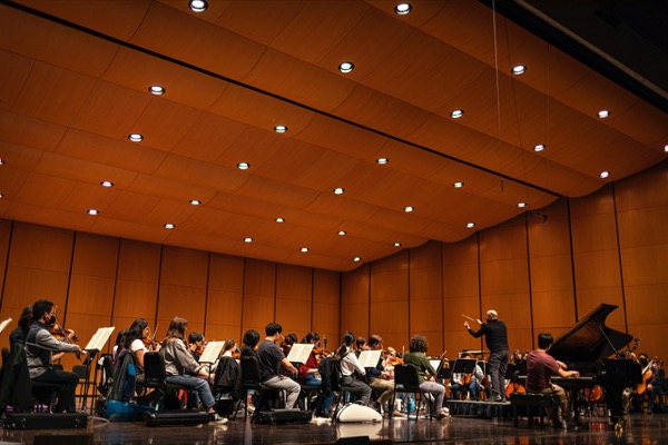 University of Washington Symphony Orchestra in rehearsal